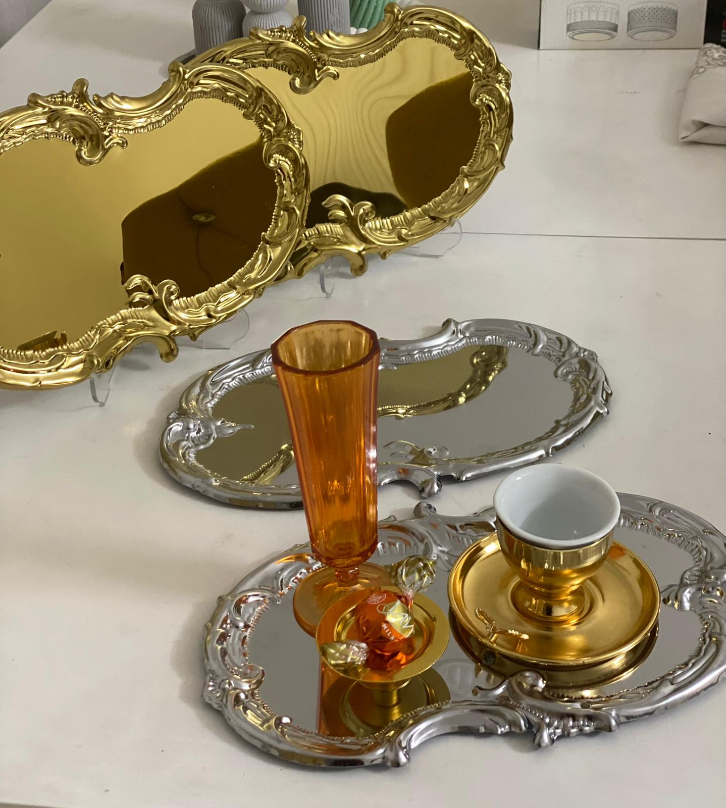 Paslanmaz çelik artnova model servis ve sunum tepsisi